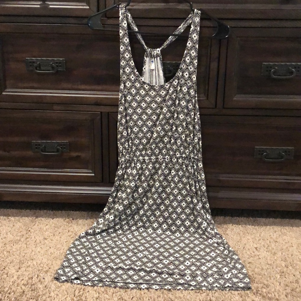 Razor back stretch dress
